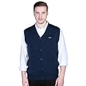 V Neck Cardigans for Men - Woolen Sleeveless Sweater for Man Winter Wear