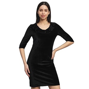 V-Neck Party Dress for Women Bodycon