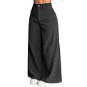 V TOWN Polycotton Regular Fit High-Waist Bone