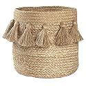 Jute Planter Pots/Storage Basket with Handle, Multi-Purpose use for Bathroom Living Room 10x12