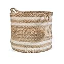 Jute Planter Pots/Storage Basket with Handle for Living Room (10x12 Inch)