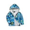 V VALANCH Boys Girls Fleece Jacket Toddler Zip Up Warm Hoodie 2-12 Years