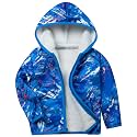 V VALANCH Boys Girls Fleece Jacket Toddler Zip Up Warm Hoodie 1-6 Years