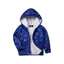 V VALANCH Boys Girls Fleece Jacket Toddler Zip Up Warm Hoodie 2-12 Years