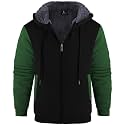 Men's Zip Up Hoodie Fleece Winter Jacket Warm Sweatshirts