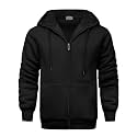 V VALANCH Men's Zip Up Hoodie Fleece Winter Jacket Warm Sweatshirts