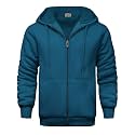 Men's Zip Up Hoodie Fleece Winter Jacket Warm Sweatshirts
