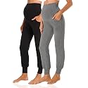 V VOCNI Women's Maternity Joggers Pants Pregnancy Sweatpants