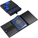 V1 Real Leather, Pilot document holder, Pilot wallet, RFID-Blocking, Travel Wallet, Stylish Travel Companion for Aviation Professionals