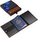 V1 Real Leather, Pilot document holder, Pilot wallet, RFID-Blocking, Travel Wallet, Stylish Travel Companion for Aviation Professionals (Classic, Brown)