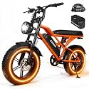 1500W Peak Electric Bike for Adults, 28MPH 48V 13Ah Removable Battery, 60 Mile Range, 16"x4.0" Fat Tire, 7-Speed E-Bike with Dual Suspension – Commuter Ebike for Men &amp; Women
