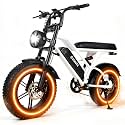 1500W Peak Electric Bike for Adults, 28MPH 48V 13Ah Removable Battery, 60 Mile Range, 16"x4.0" Fat Tire, 7-Speed E-Bike with Dual Suspension – Commuter Ebike for Men &amp; Women