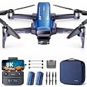 V11PRO Drone with 8K Camera for Adults, 3-Axis Gimbal &amp; EIS, 80Min Flight