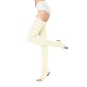 v28 Women Girls Thigh High Neon Ribbed Long 80s 90s Party Skating Leg Warmers