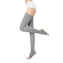 v28 Women Girls Thigh High Neon Ribbed Long 80s 90s Party Skating Leg Warmers