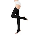v28 Women Girls Thigh High Neon Ribbed Long 80s 90s Party Skating Leg Warmers