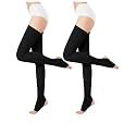 v28 Women Girls Thigh High Neon Ribbed Long 80s 90s Party Skating Leg Warmers