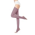 v28 Women Girls Thigh High Neon Ribbed Long 80s 90s Party Skating Leg Warmers