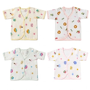 V2M Cotton Jhabla New Born Baby Clothes