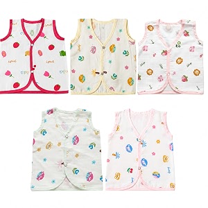 V2M Cotton Jhabla New Born Baby Clothes