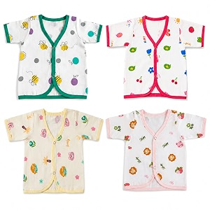 V2M Cotton Jhabla New Born Baby Clothes