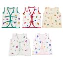 V2M Cotton Jhabla New Born Baby Clothes