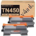 TN450 Toner Compatible for Brother TN450 Toner Cartridge 2-Pack High Yield