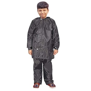 V4U Solid Waterproof Raincoat Set of Pant