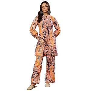 Vaamsi Womens Cotton Blend Floral Printed Straight