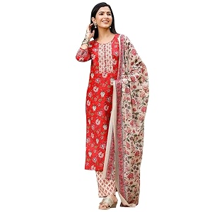Vaamsi Womens Rayon Blend Printed Kurta Pant