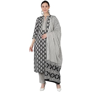 Vaamsi Womens Printed Straight Kurta Pant With