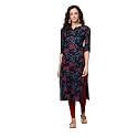 Vaamsi Women39s Cotton Blend Floral Printed Straight