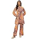 Vaamsi Women39s Cotton Blend Floral Printed Straight