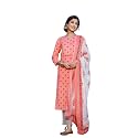 Vaamsi Women39s Cotton Blend Floral Straight Kurta