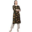 Vaamsi Women39s Cotton Blend Floral Printed Straight