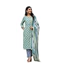 Vaamsi Women39s Cotton Blend Printed Kurta Palazzo