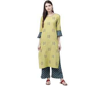 Vaamsi Womens Cotton Regular Palazzo Set
