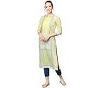 Vaamsi Women39s Crepe a-line Kurta VPK1641E_XXL_Multicoloured