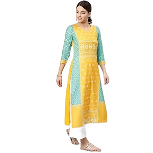 Vaamsi Womens Poly Crepe a-line Kurta VPK1583