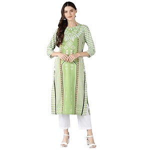 Vaamsi Womens Crepe Regular Kurti
