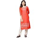Vaamsi Women39s Crepe Regular Kurta