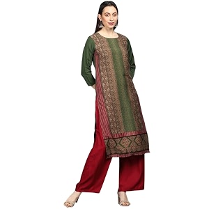 Vaamsi Womens Crepe Straight Kurta