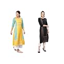 Vaamsi Women39s Poly Crepe a-line Kurta VPK1583_S_