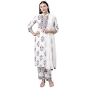 Vaamsi Women39s Poly Crepe Floral Block Printed