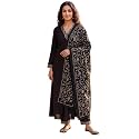 Vaamsi Women39s Georgette Embroidered Flared Angrakha Pant