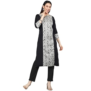 Vaamsi Womens Polyester Regular Kurta