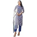 Vaamsi Women39s Printed Straight Kurta Pant With