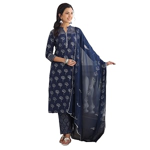 Vaamsi Womens Pure Cotton Floral Printed Straight