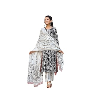 Vaamsi Womens Pure Cotton Floral Block Printed