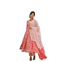 Vaamsi Women39s Pure Cotton Floral Printed Anarkali